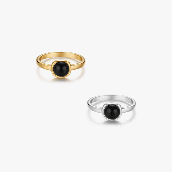Kimberly Black Gem Ring