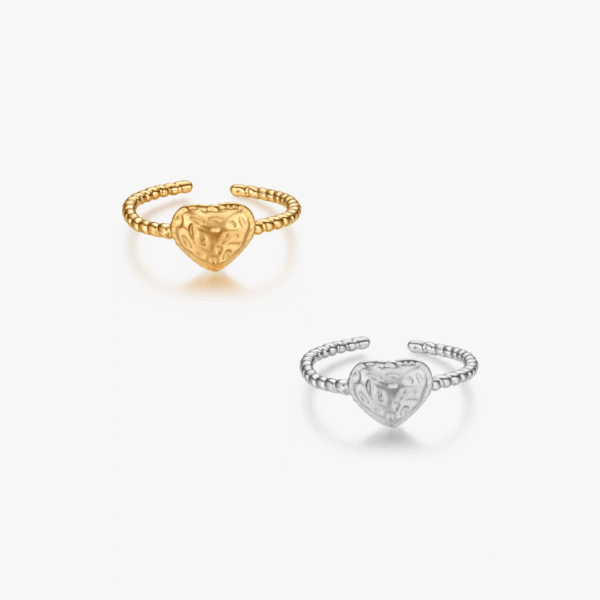 Kiri Adjustable Heart Ring